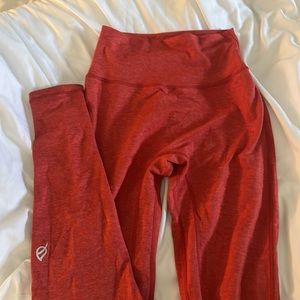Ptula bare leggings, color “hot sauce”